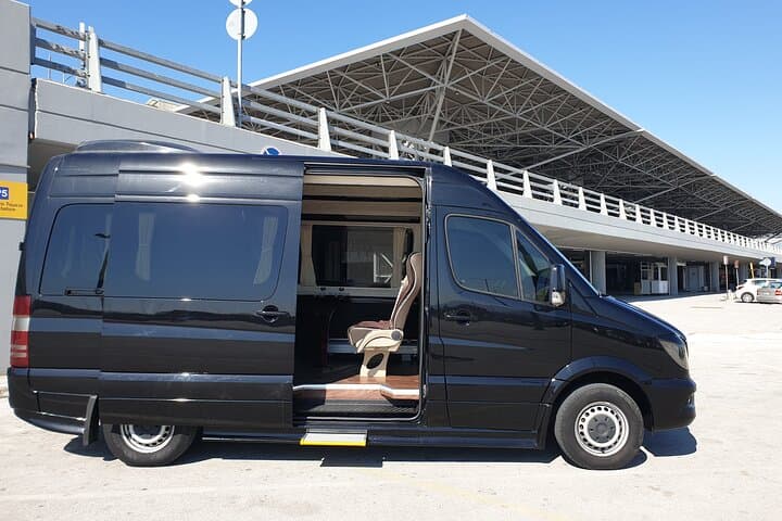 Private transfer to SKG airport from Sani area