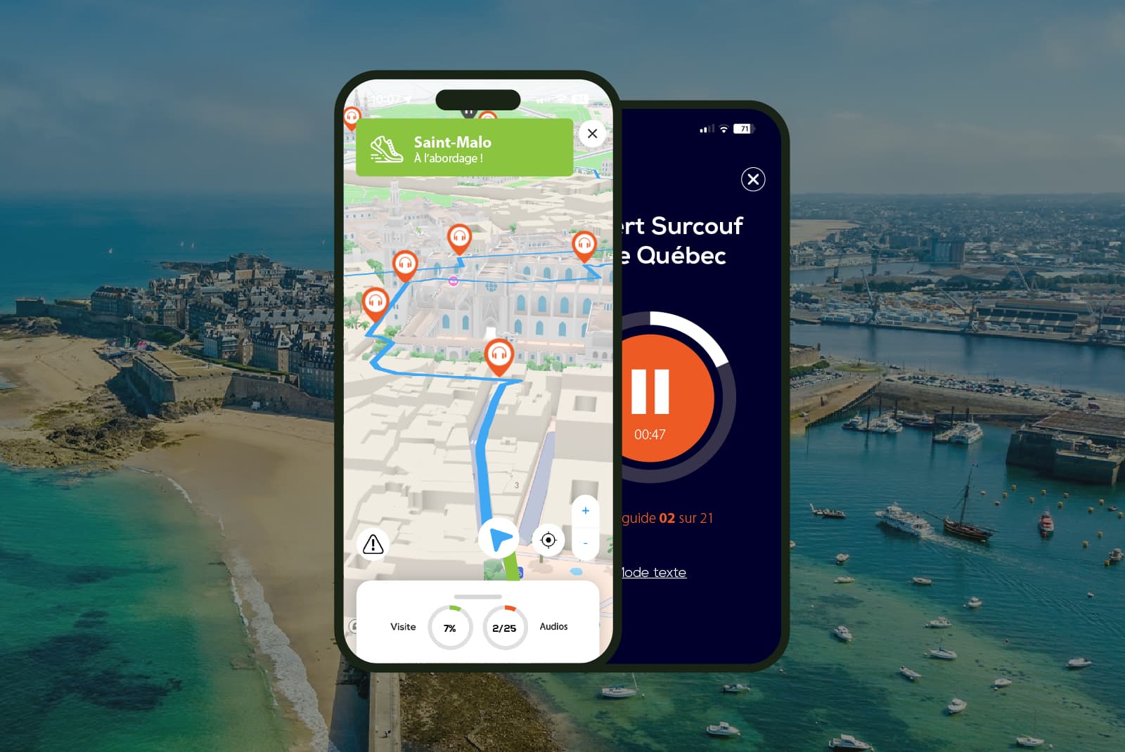Saint-Malo: Audio Guided Walking Tour (2:40 - 29 audio comments)