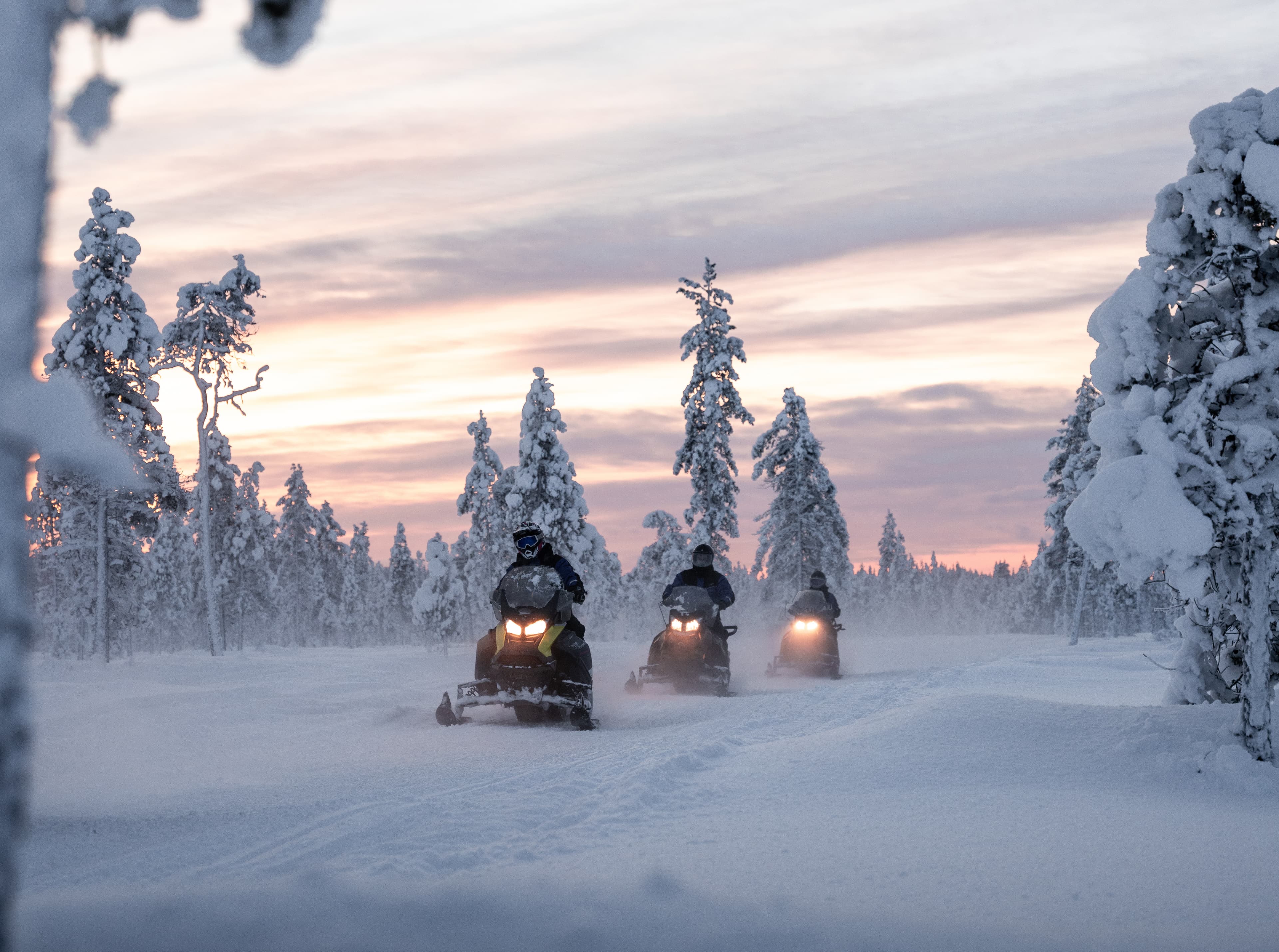Private - Snowmobile Tour In Levi (3h)