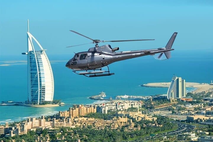Helicopter Journey Over Palm Jumeirah, Burj Al Arab &Burj Khalifa