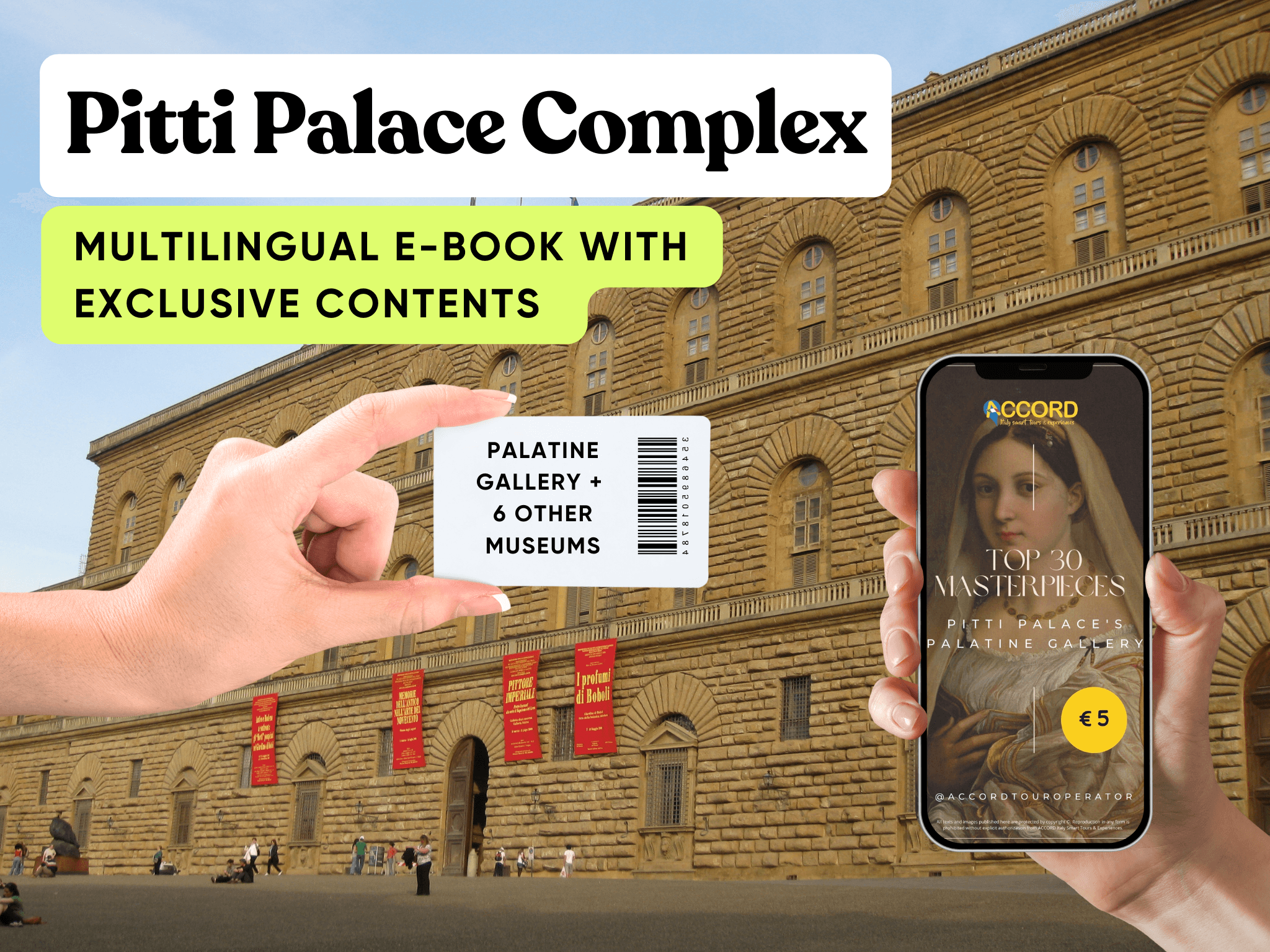 Florence: Pitti Palace 7 Museum Entrance Ticket & eBook 