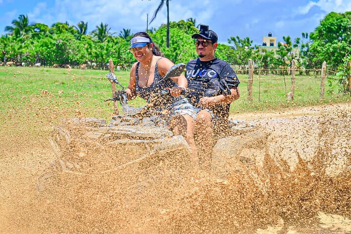 Half-Day Adventure 4x4 ATV, cenote and Macao beach in Punta Cana