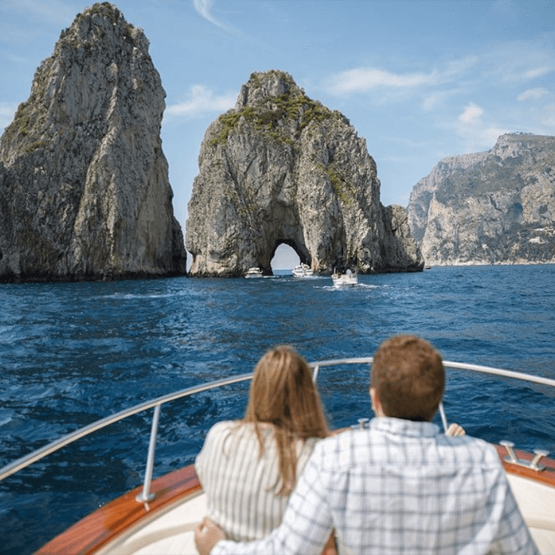 Voucher for Capri from Naples: Includes Hydrofoil and Boat Tour of the Island with Stop at Blue Grotto