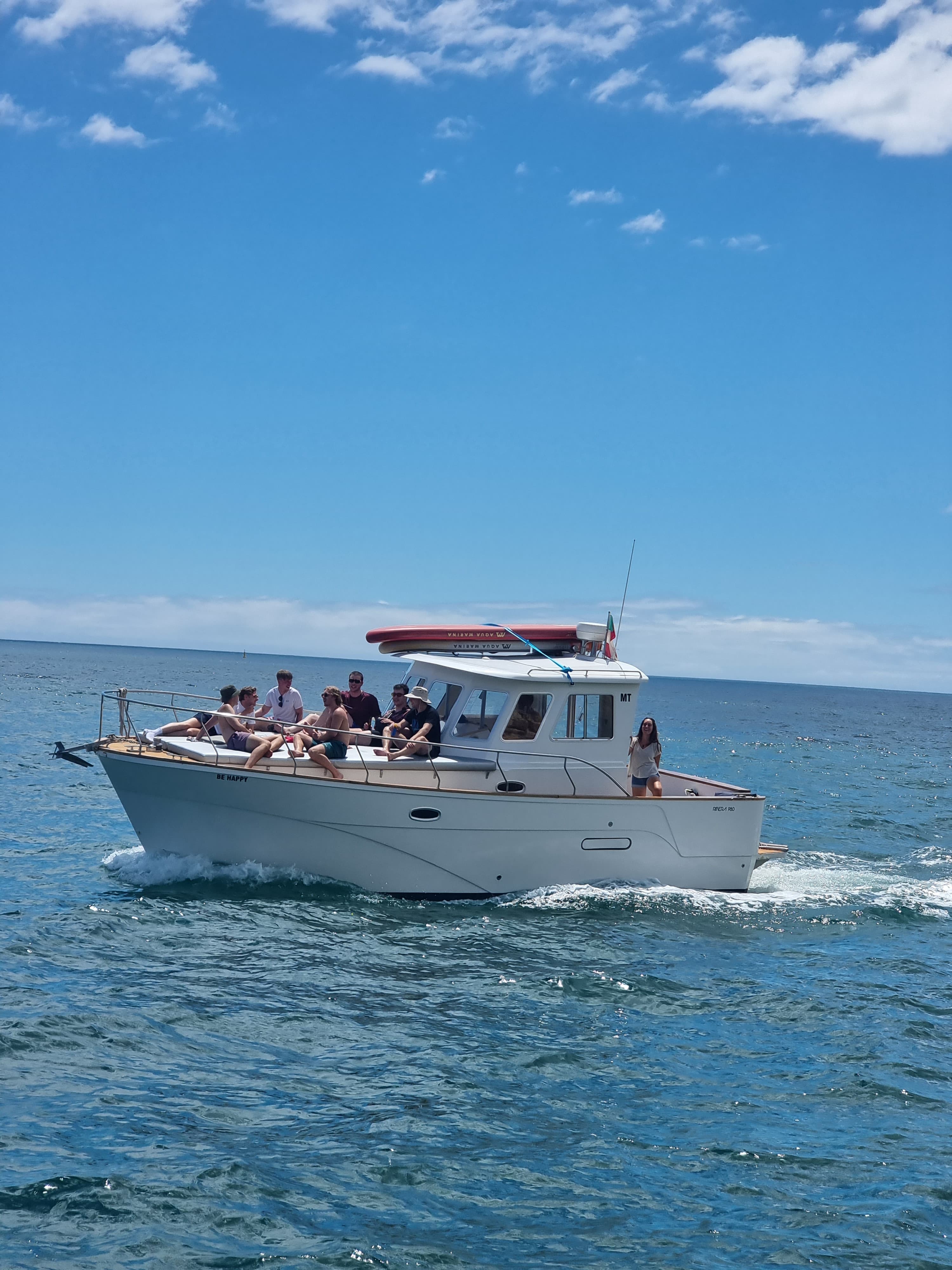 BE HAPPY – Private Boat Tour - Half Day (3:30)