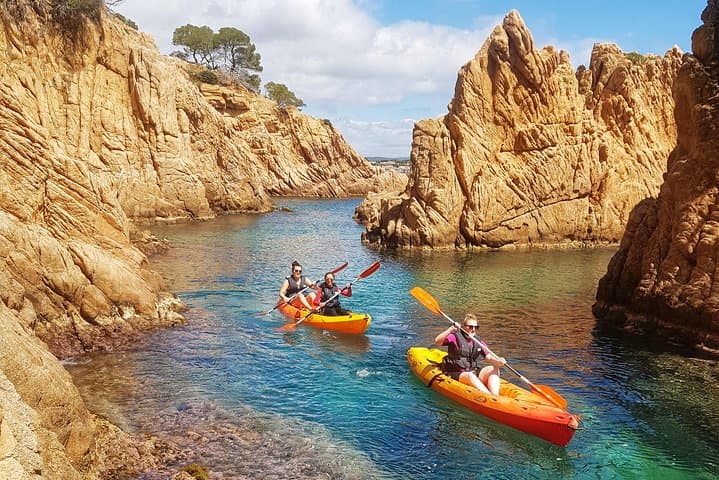 Costa Brava Tour with Kayak & Lagoon Snorkeling