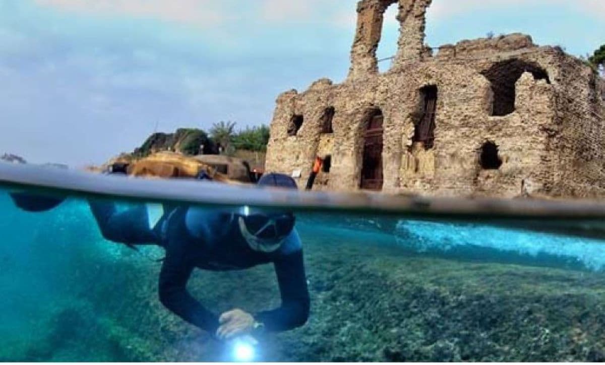 Snorkeling in the Sunken City of Baia.The Underwater Pompeii