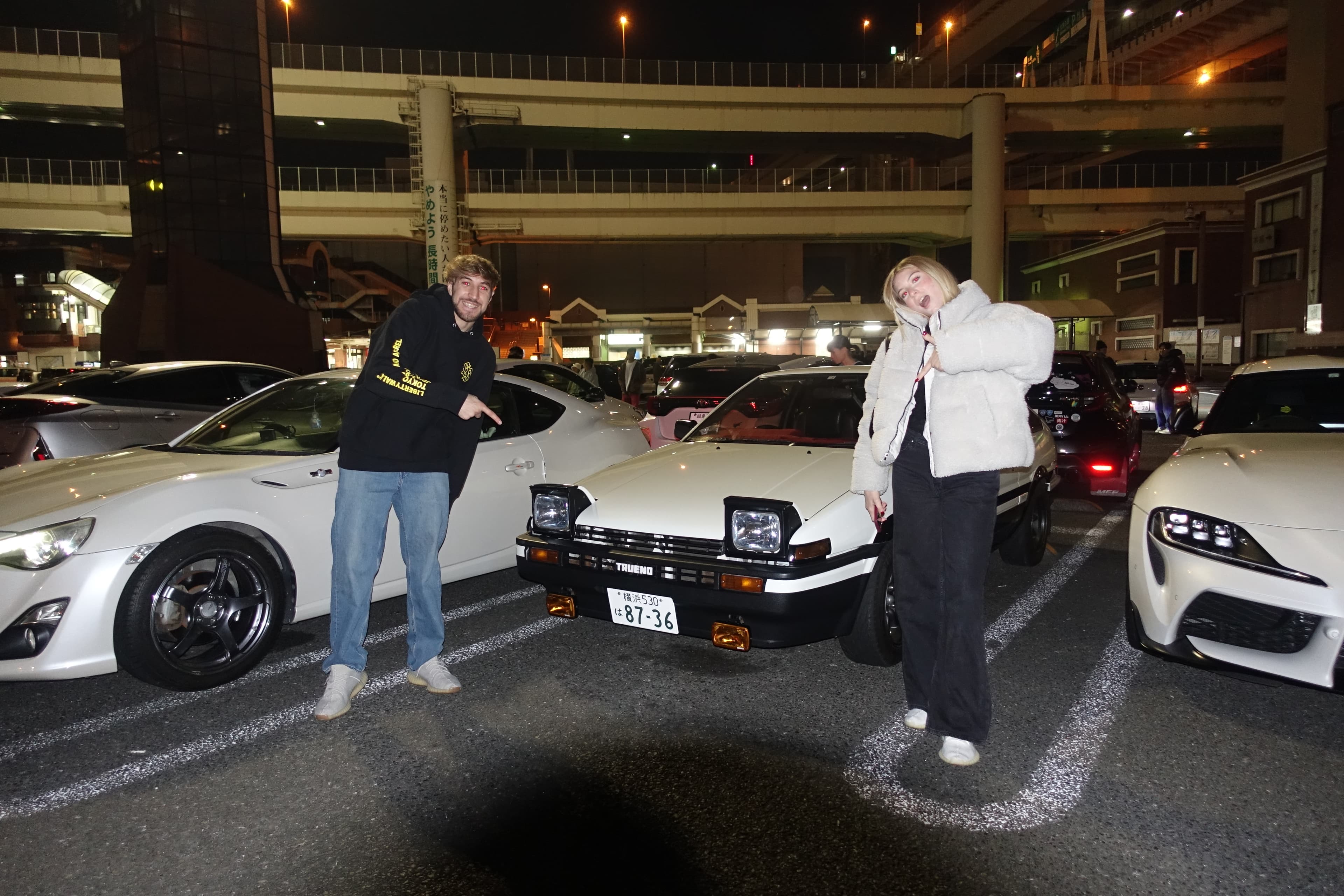 Daikoku Car Meetup Night Tour with JDM Car (Shared Group)