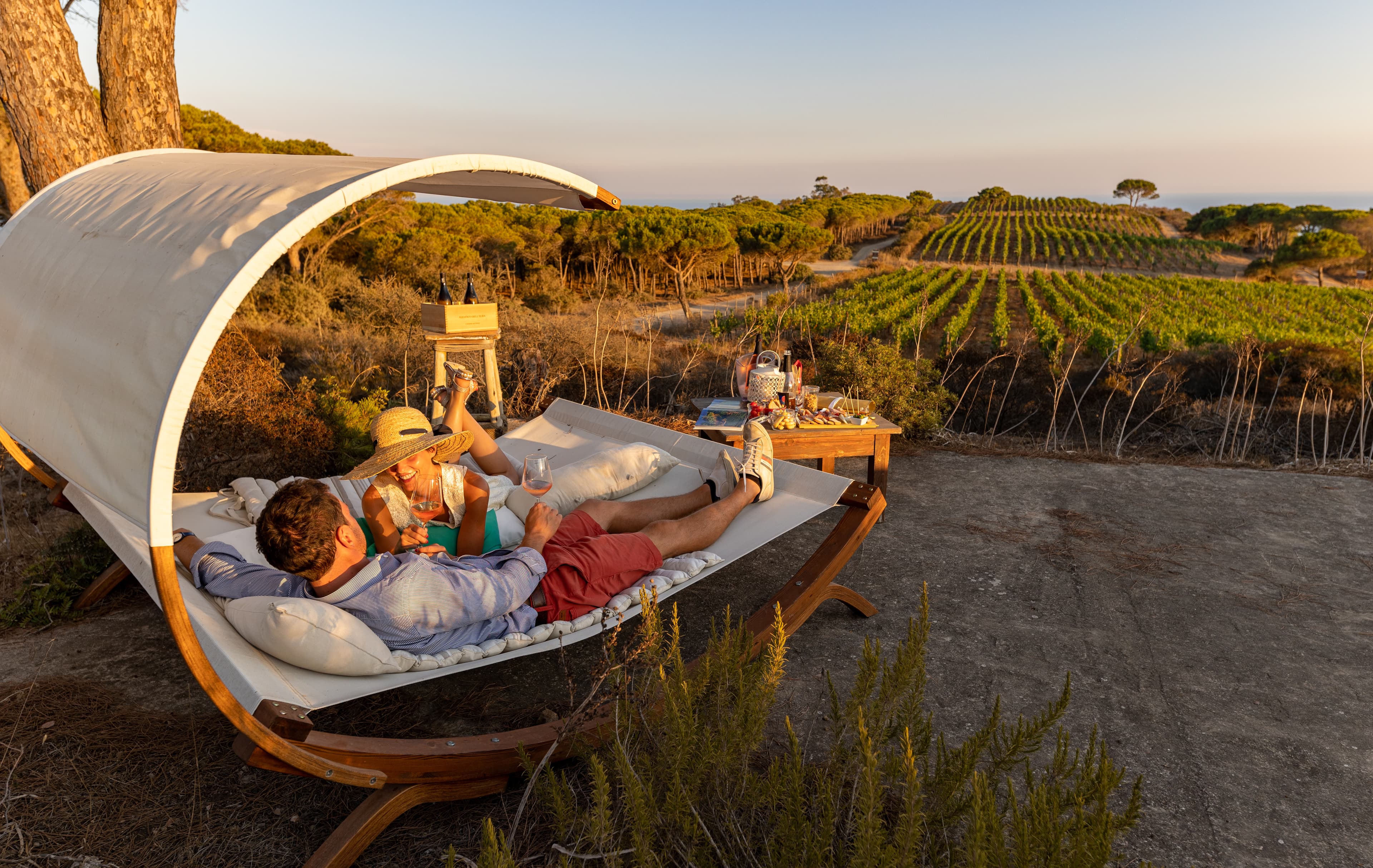 Winemaker's Alcove at Tenuta delle Ripalte: Private Sunset Aperitif
