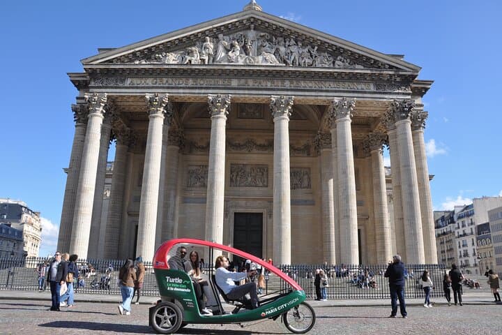 Private City-Tour by rickshaw bike in Paris: The "Saint-Germain" 