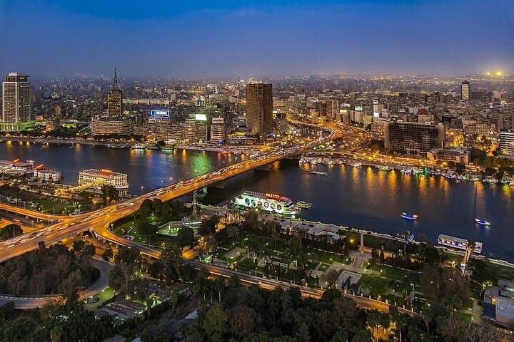 Cairo Night Walking Tour , Horse carriage And Cairo Tower 