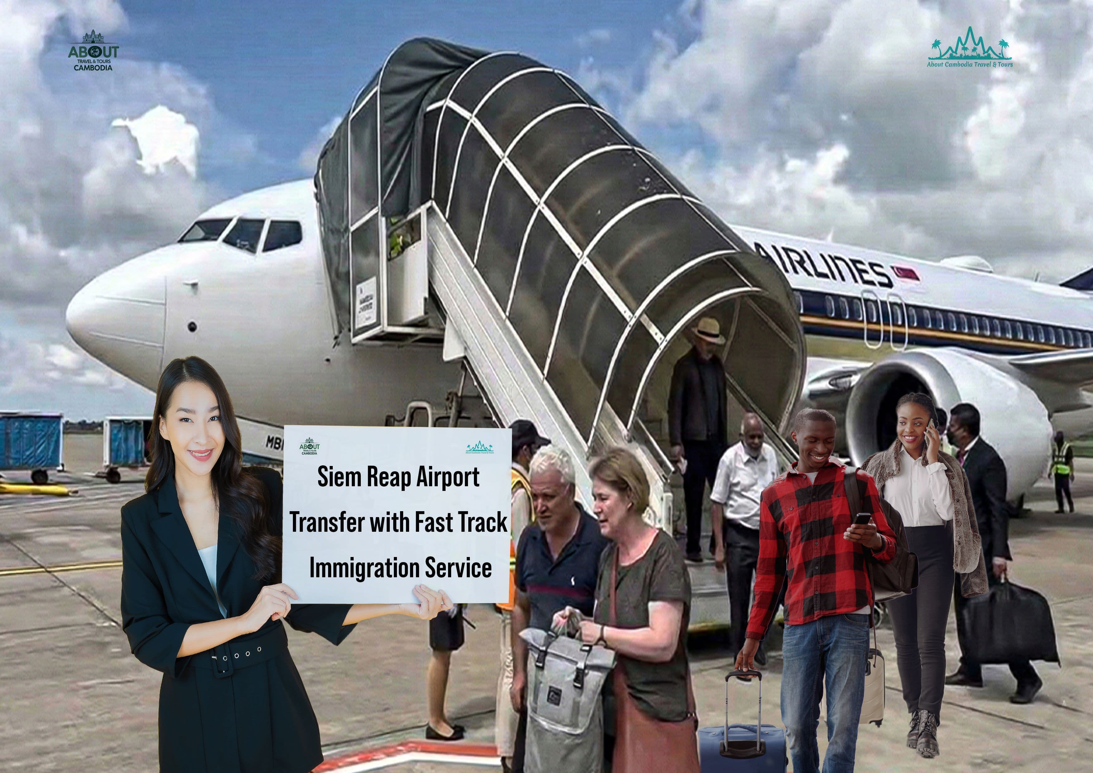 Siem Reap Airport Fast Track Immigration Service with Private Transfer