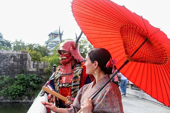 Samurai-specific Osaka Castle Guides Private tours in armor Photo