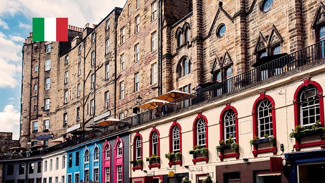 WT-IT Edinburgh: 3-Hour Walking Tour - Italian Tour Guide