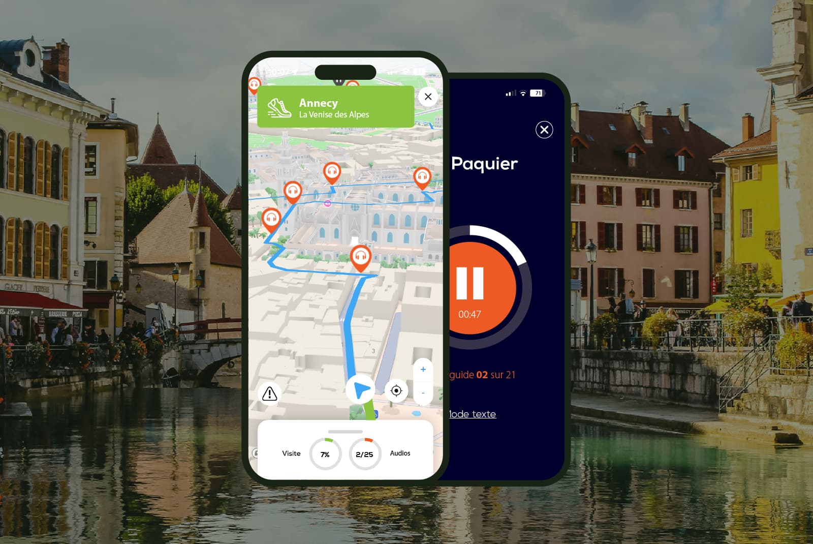 Annecy: Audio Guided Walking Tour (1h - 20 audio comments)