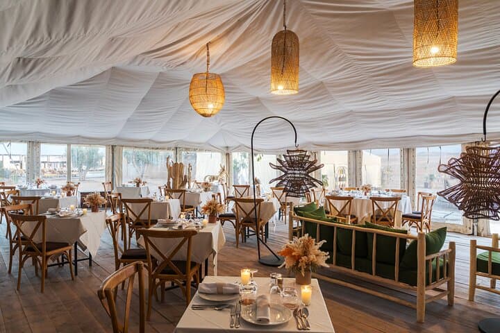 Agafay Desert Luxury Dinner with Live Music & Fire Show by 4x4