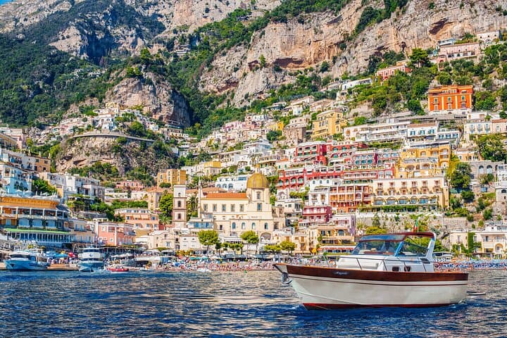 Full day Small Group Boat Tour of the Amalfi Coast from Naples 