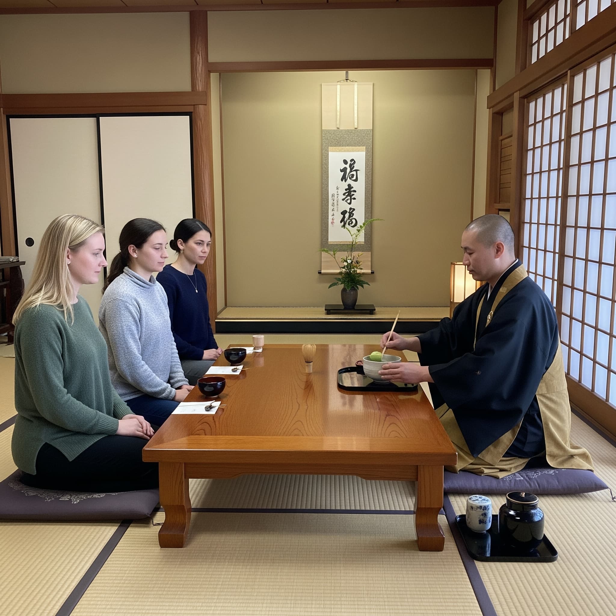 【京都・ねねの道】茶道体験：月真院での茶道体験