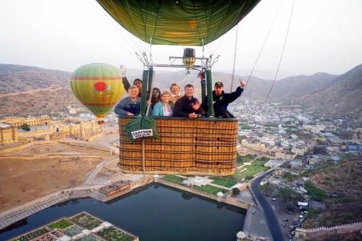 Hot Air Balloon Safari in Jaipur with Pick & Drop in A/C Transportation 