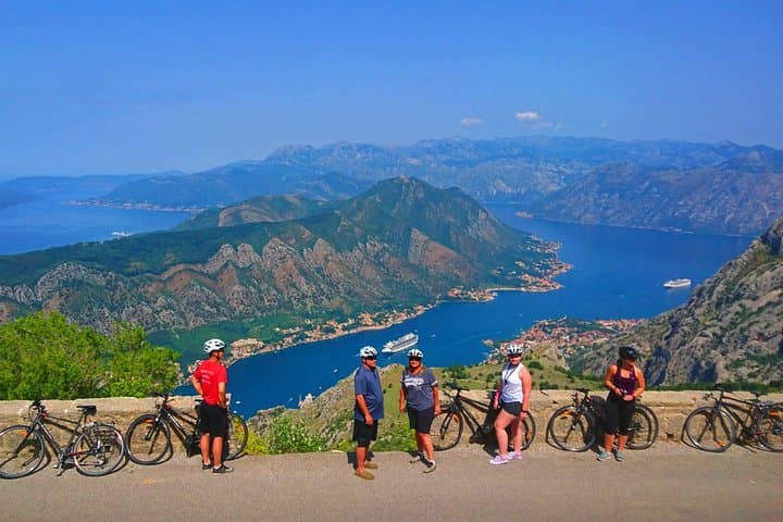 Cable car + Electric MTB from Njegos Mausoleum to Kotor bay