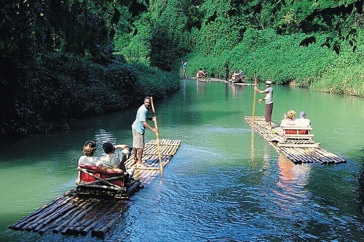 Martha Brae River Bamboo Rafting from Montego Bay