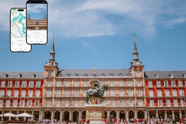 Madrid Old Town Self Guided Tour with Mobile App
