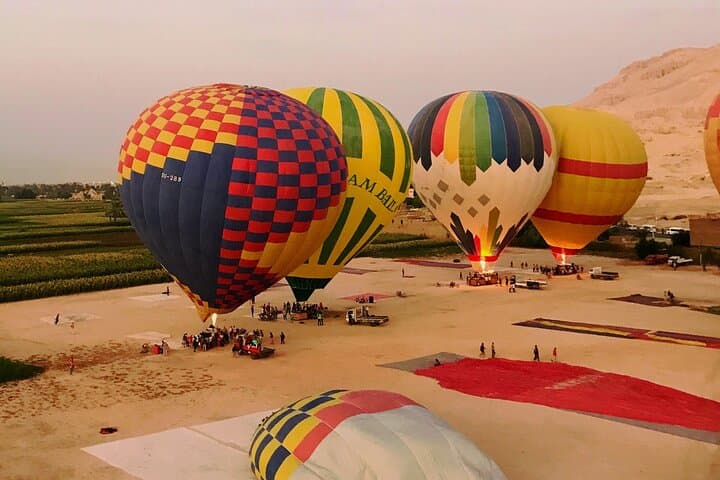 Package Luxor 1 day: West bank Luxor - hot air balloon ride - food