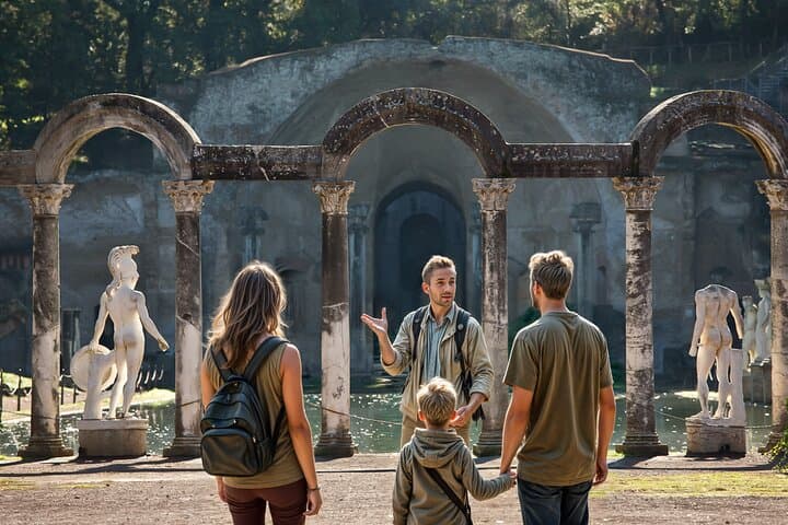 Villa Adriana Private Day Trip from Rome By Train