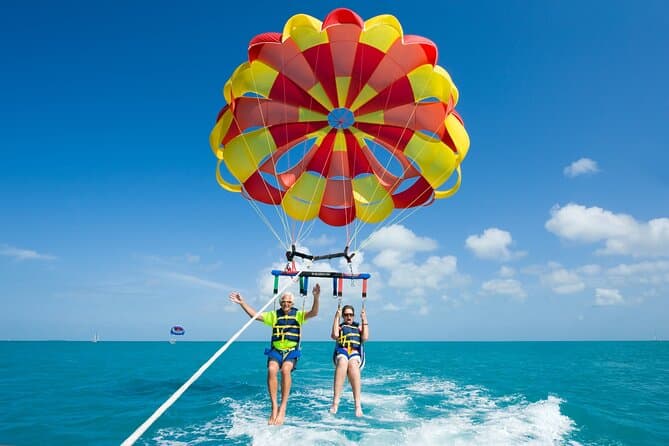 Parasailing in Zanzibar