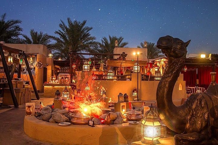 Private Red Dune Desert Safari with Extensive Bab al shams Dinner