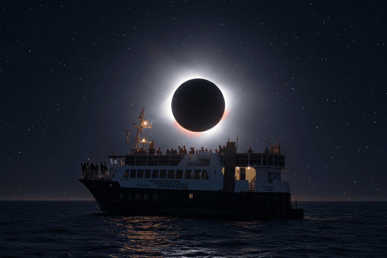 Solar Eclipse Cruise from Downtown Reykjavík