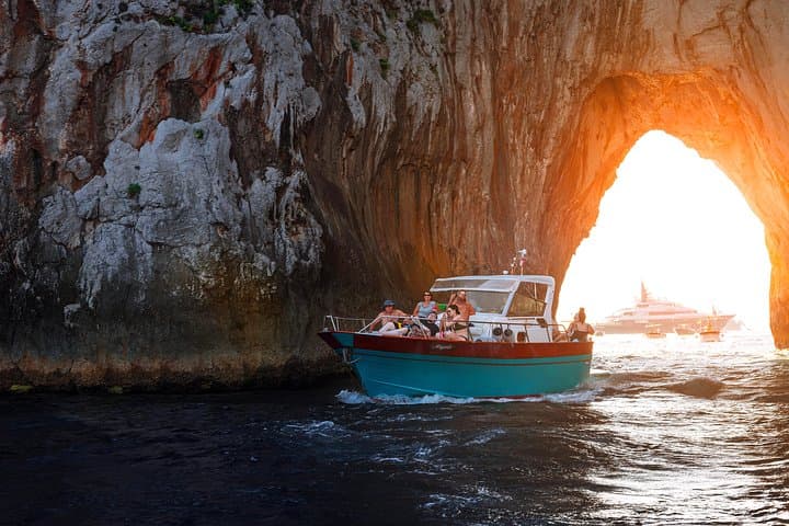 Capri Sunset Escape – Exclusive Evening Boat Tour from Sorrento