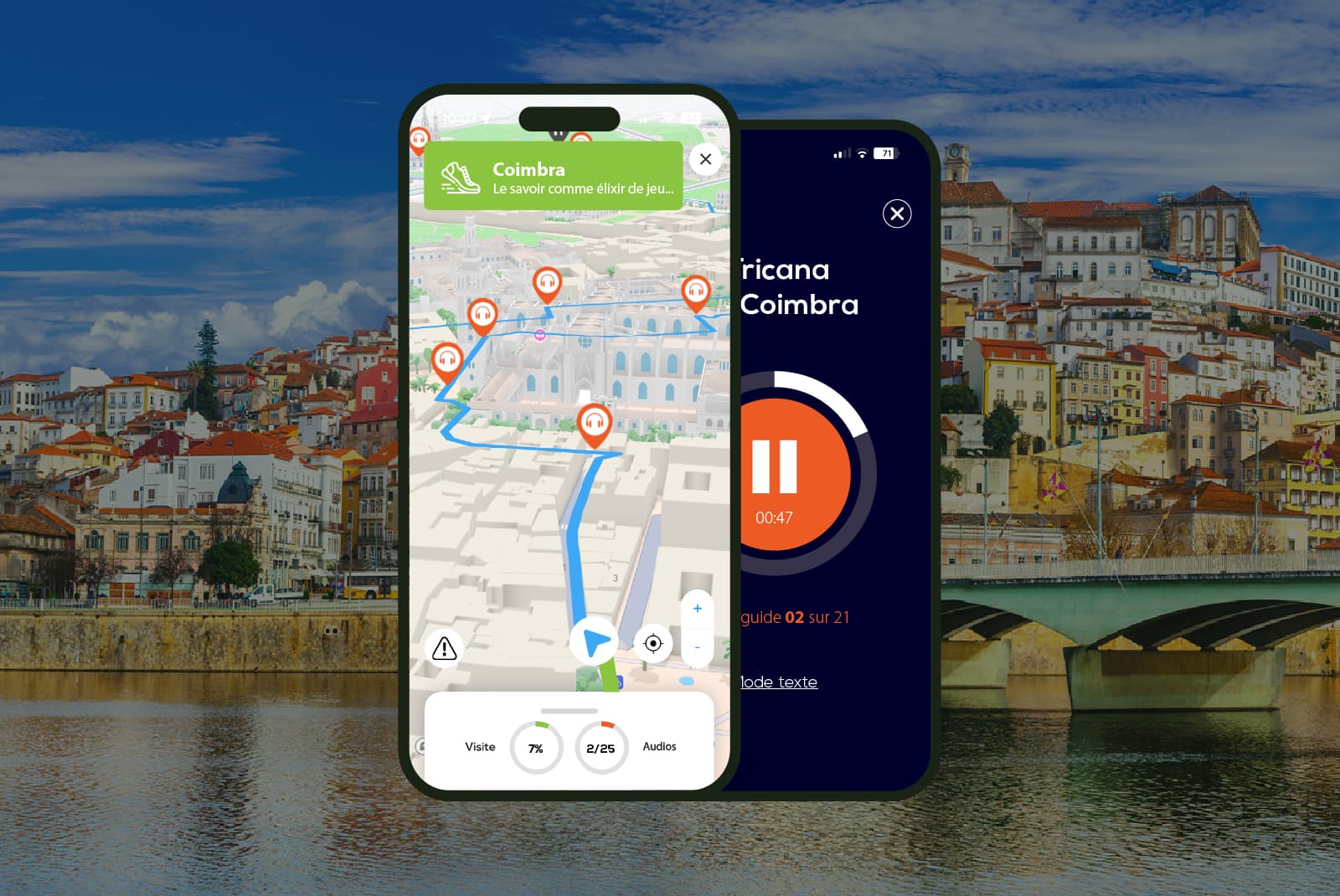 Coimbra: Audio Guided Walking Tour (2.25 hours - 25 audio comments)