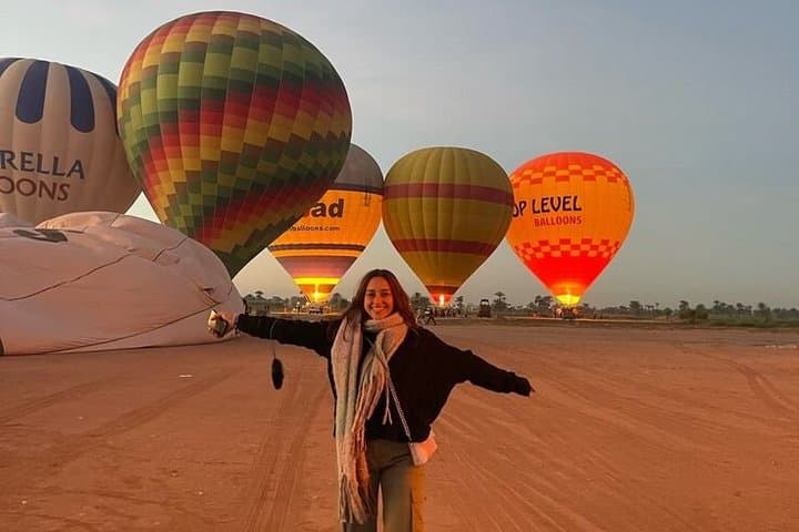 Rise Above History: Luxor Sunrise Balloon over West Bank