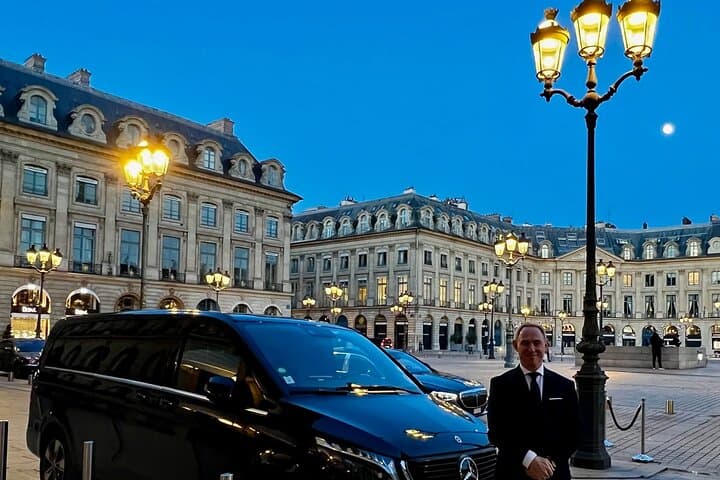 Private transfer by luxury Mercedes from REIMS to ==> PARIS with Cab-Bel-Air
