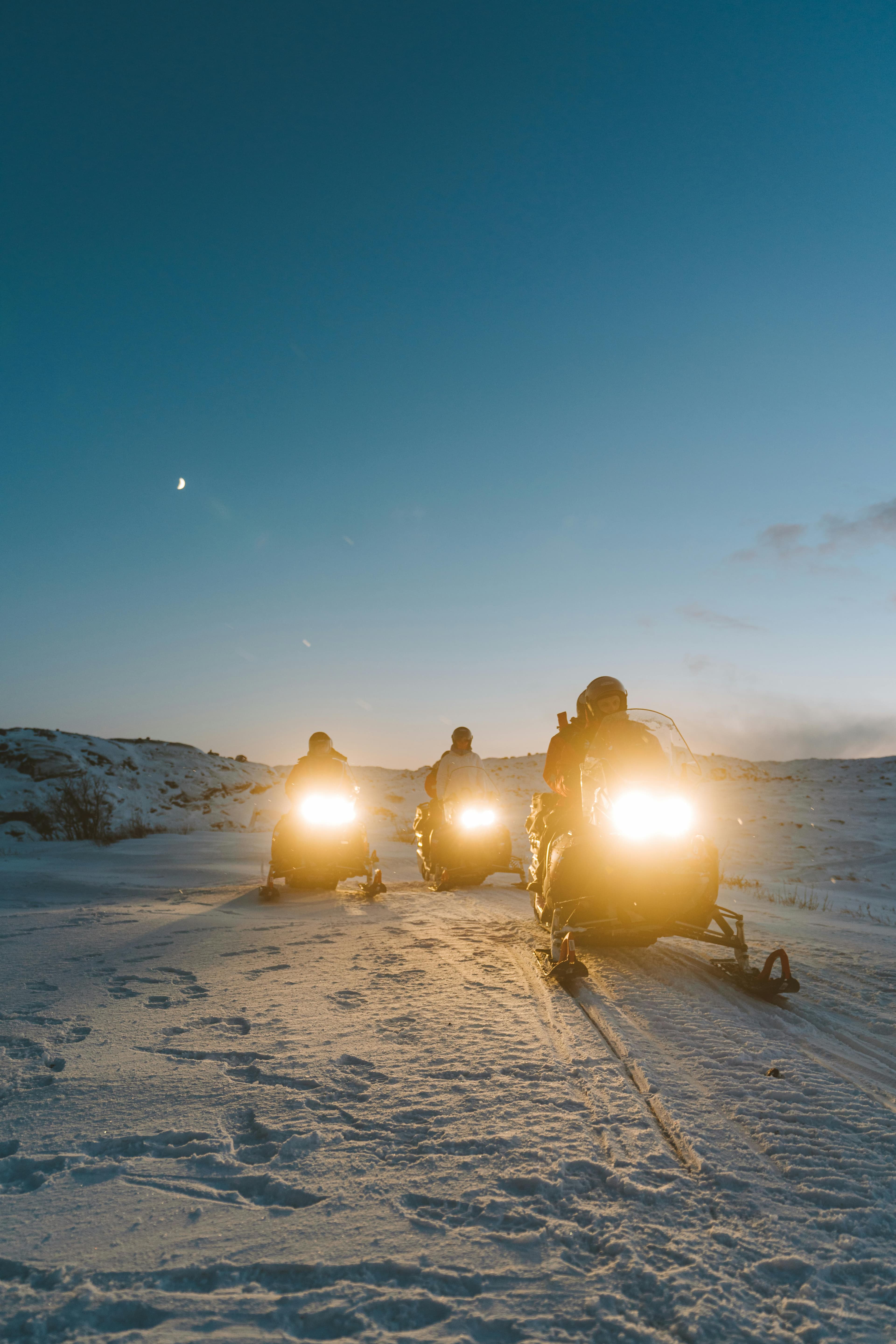 Private Northern Lights with Snowmobile Levi