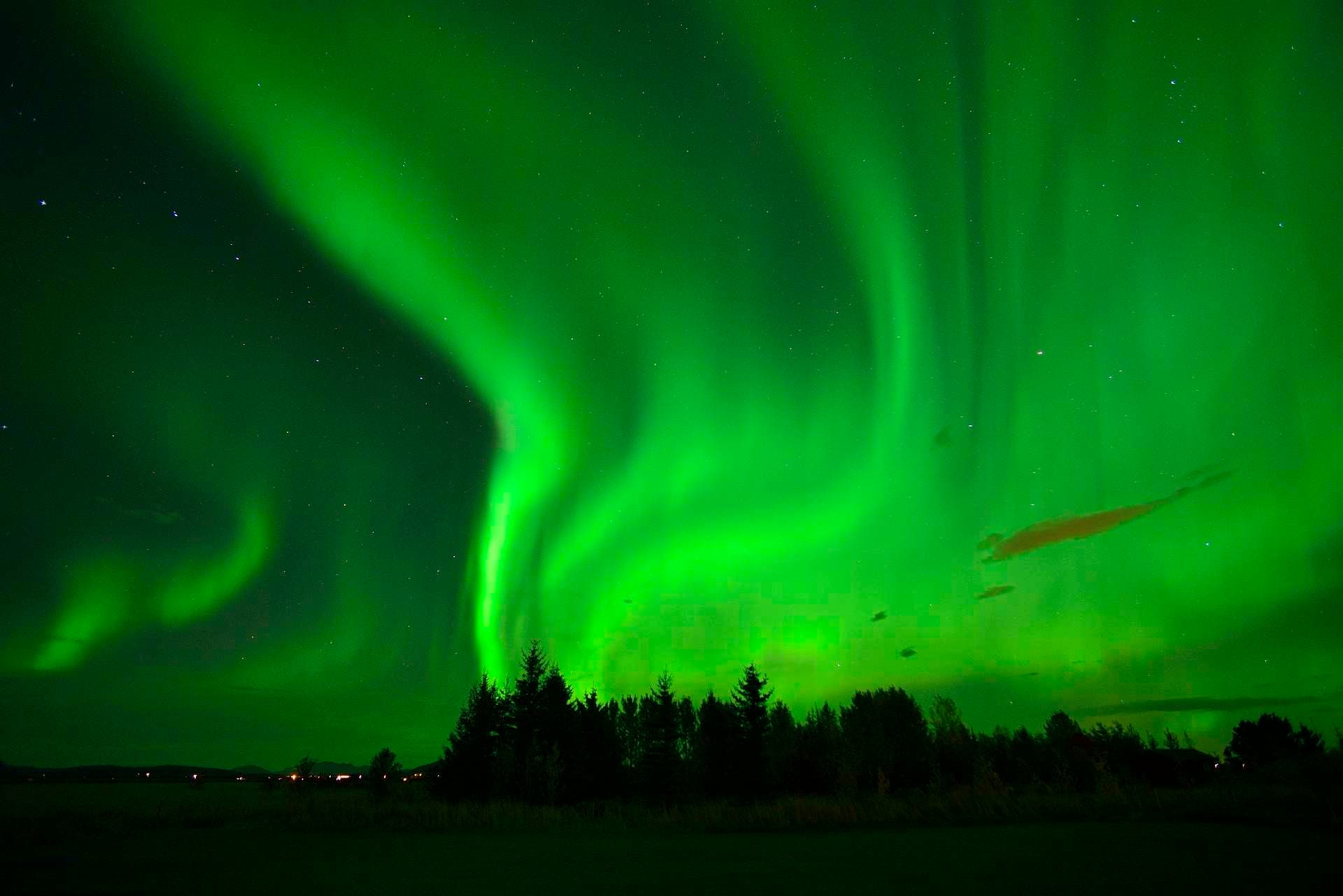 Private deutschsprachige Nordlicht-Tour mit Luxus-Van ab Reykjavík