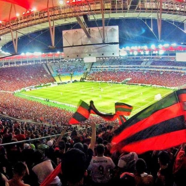 Soccer Match in Maracanã Stadium 