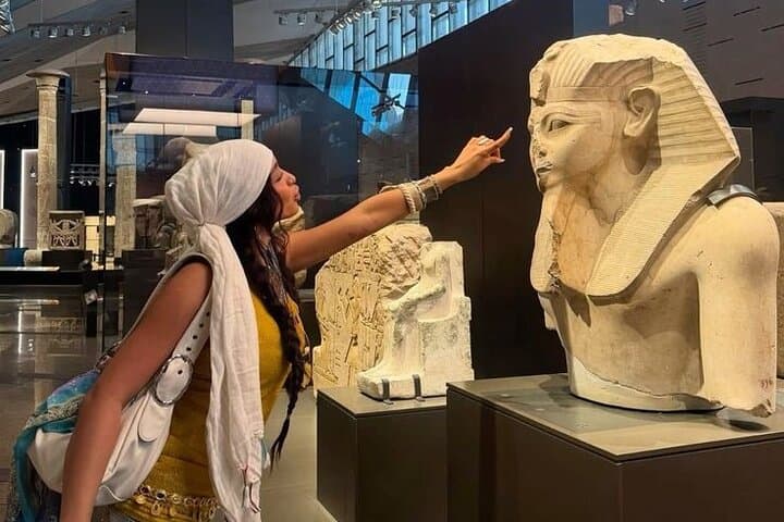 Grand Egyptian Museum Half-Day, King Tut & Khufu Boat. 