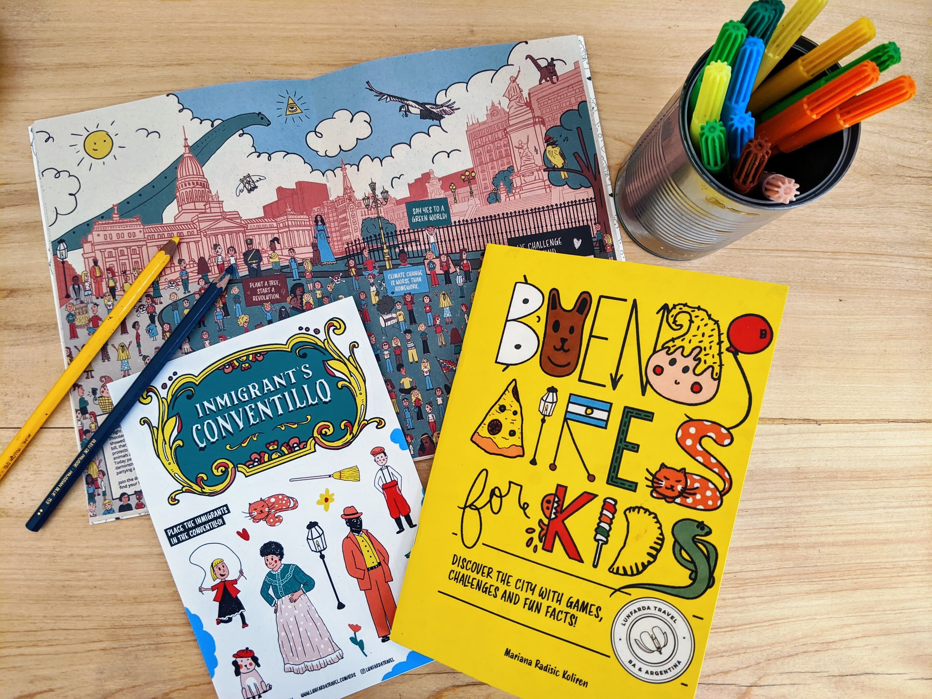 "Buenos Aires for Kids" activity book 