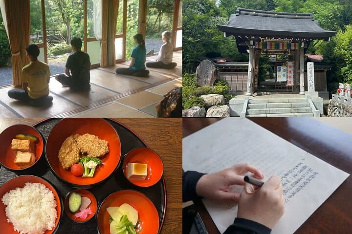 Authentic Zazen Experience Digital Detox with Temple Stay & Food