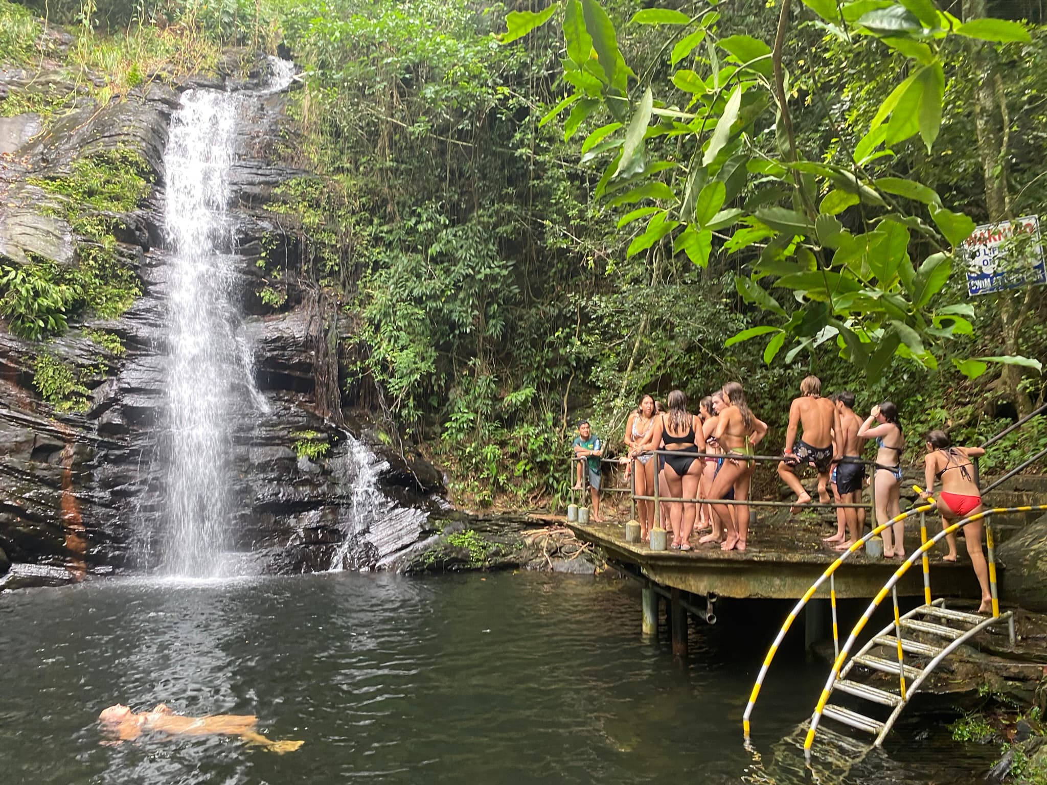 T2C-Into the rainforest: Discover a Belize waterfall