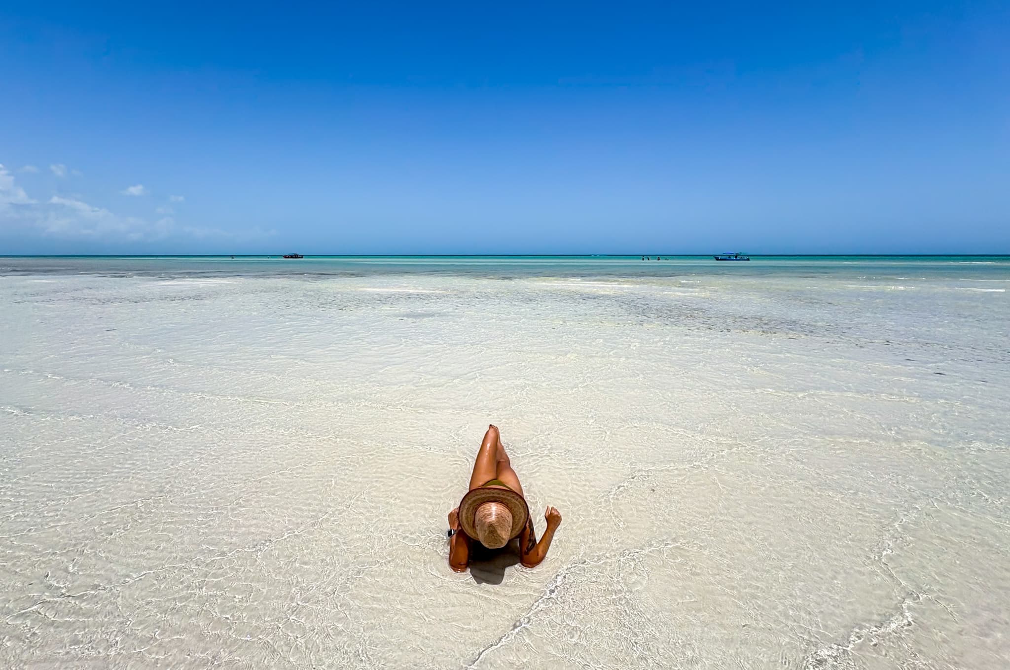 Holbox Day Trip including Isla Pasión, Punta Mosquito & Yalahau Spring with lunch and round-trip transportation