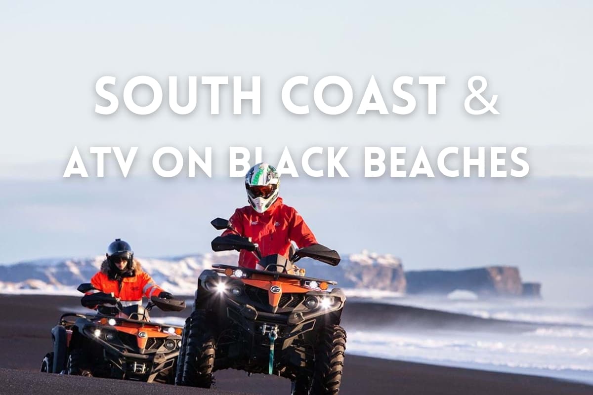 Private South Coast & ATV Adventure on Black Beaches