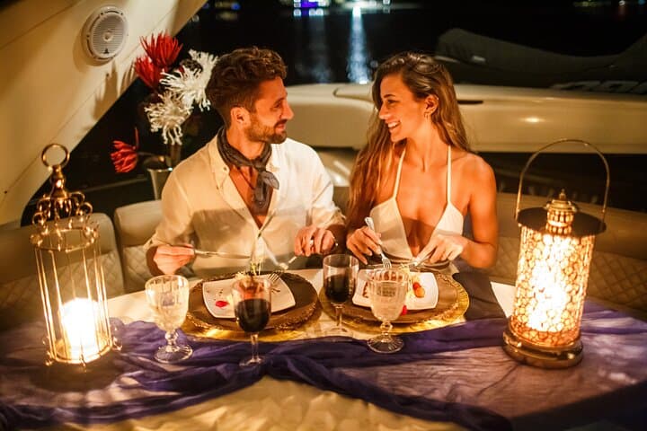 All Inclusive Tulum: Romantic Dinner in 34' Catamaran Aventura