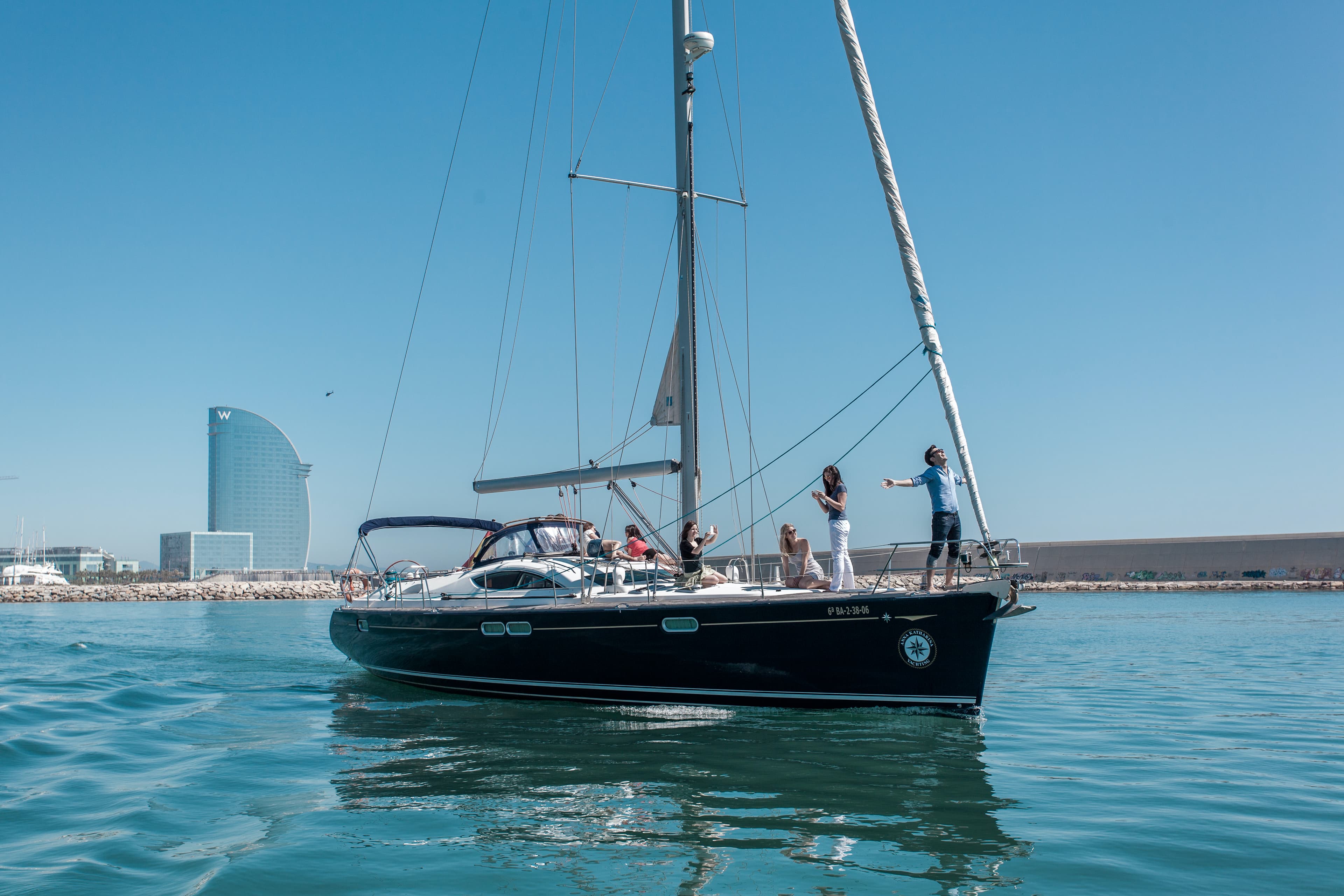Barcelona Unique Private Luxury Sailing Tour (max 12 people)