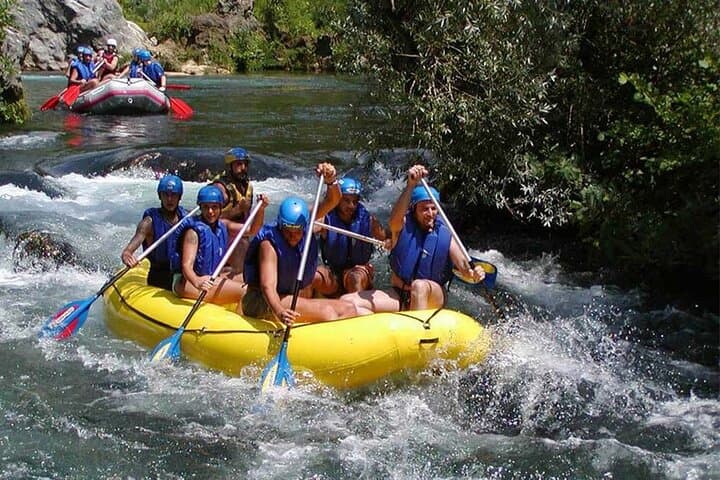 Rafting on Cetina river from Split