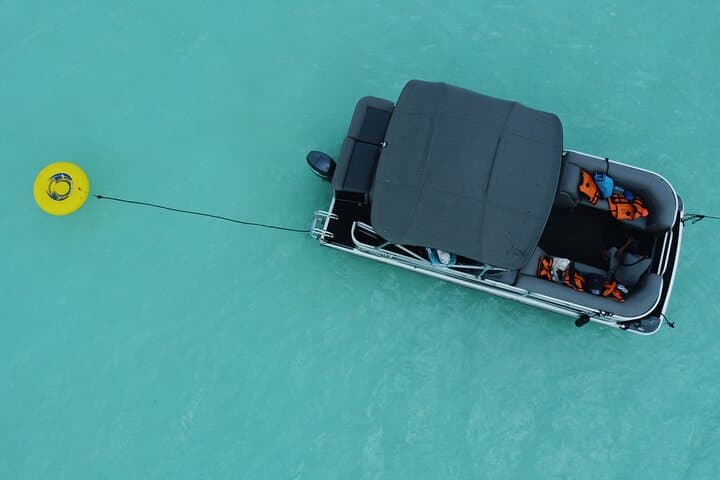 Pontoon Tour of Bacalar Lagoon + Kayak