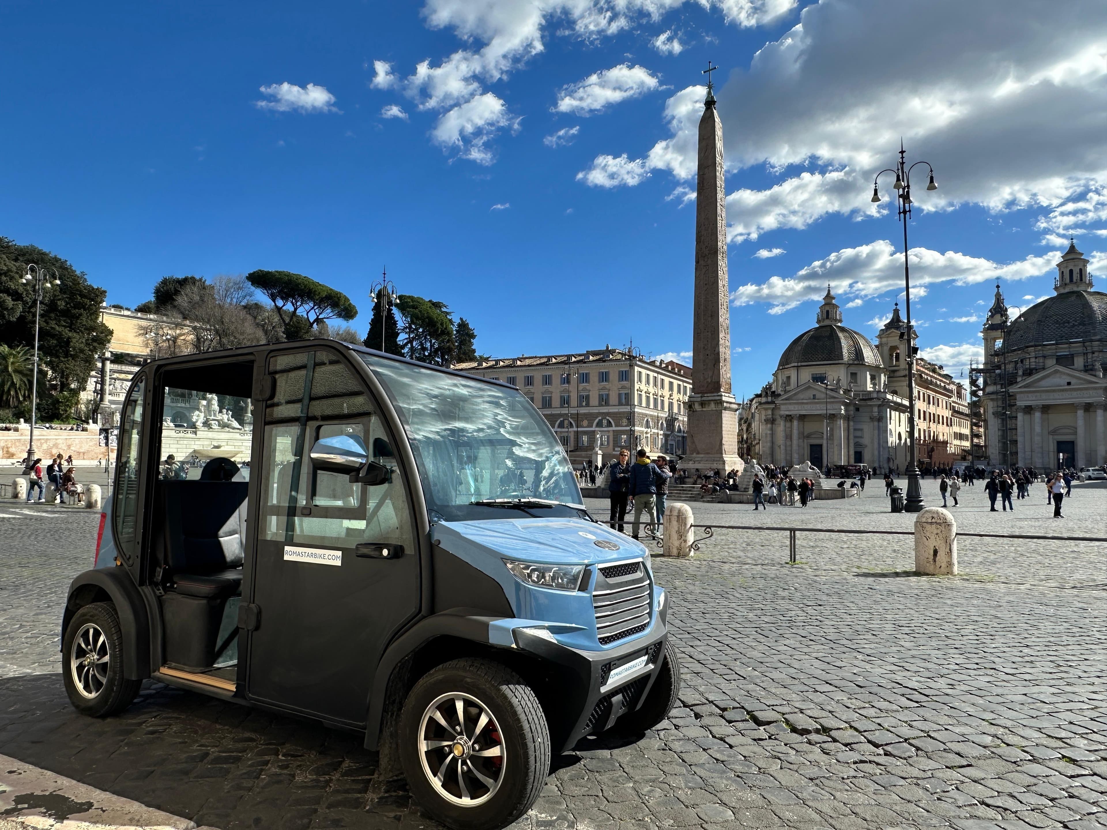One-Day WOW Experience with Appian Bike Tour, Lunch, Golf Cart Tour and Skip-the-Line Colosseum Tour