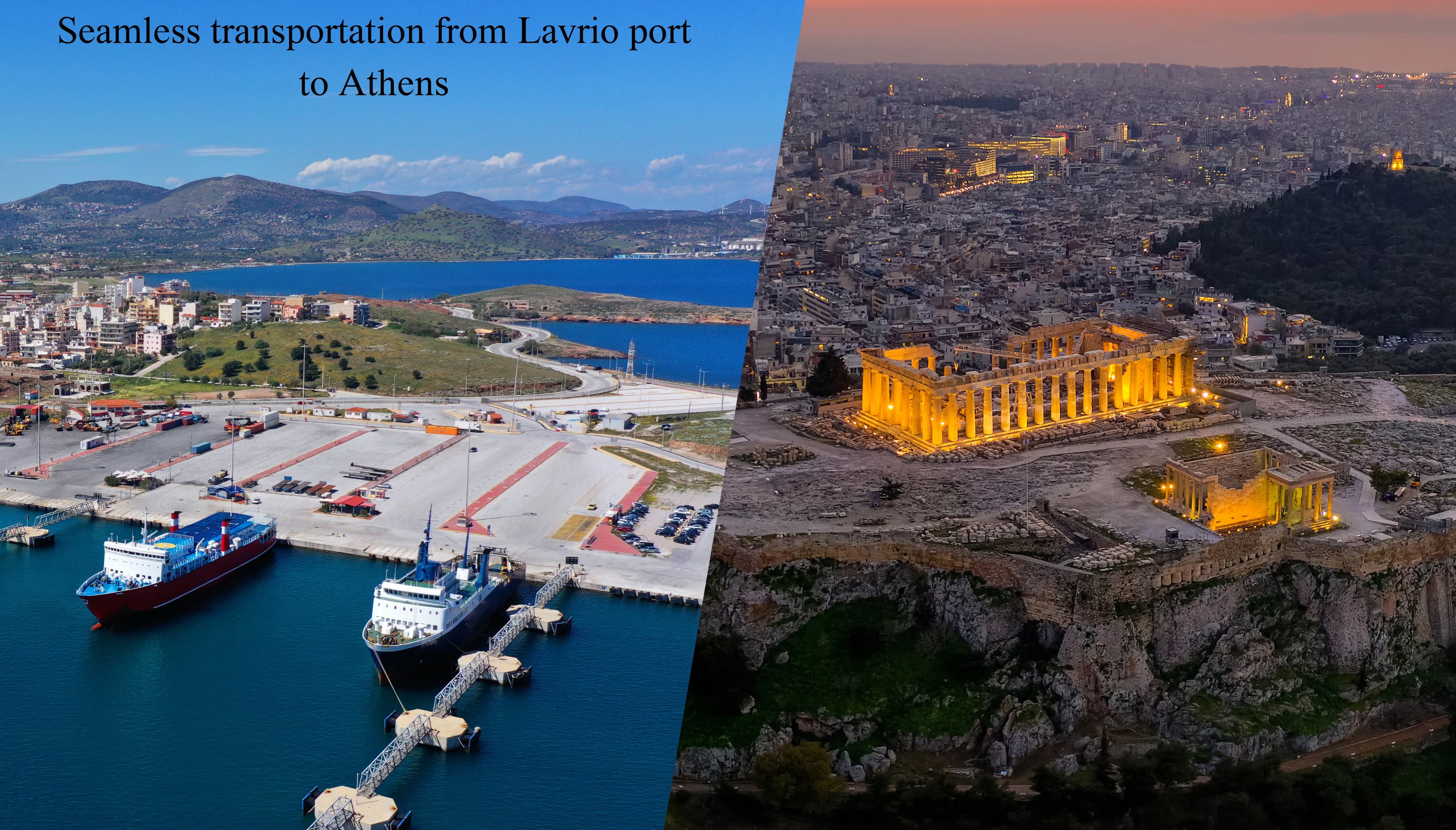 From Lavrio Port to Athens Transfer Services