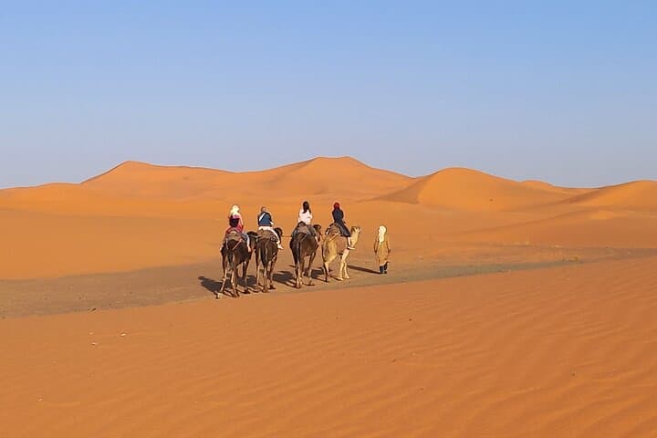 Ride the Camels for Sunset in Merzouga Dunes